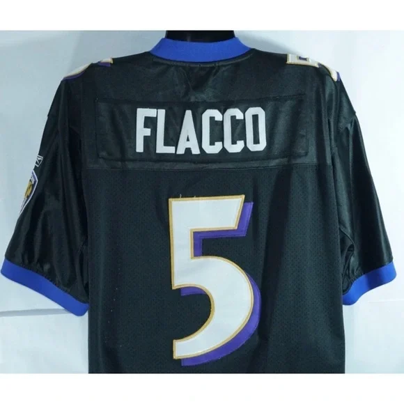 Baltimore Ravens Joe Flacco Reebok Jersey L 50 - Picture 6 of 8